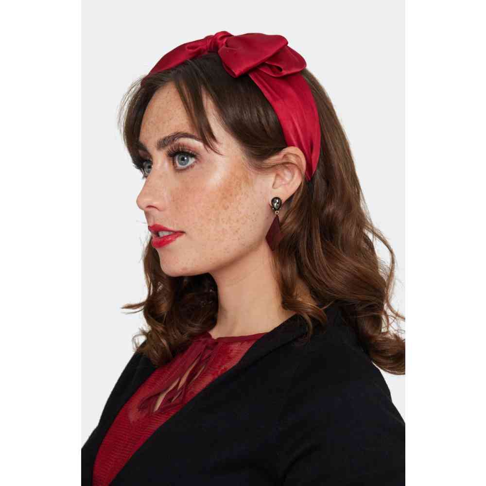 Voodoo Vixen - Bow Headband - Red